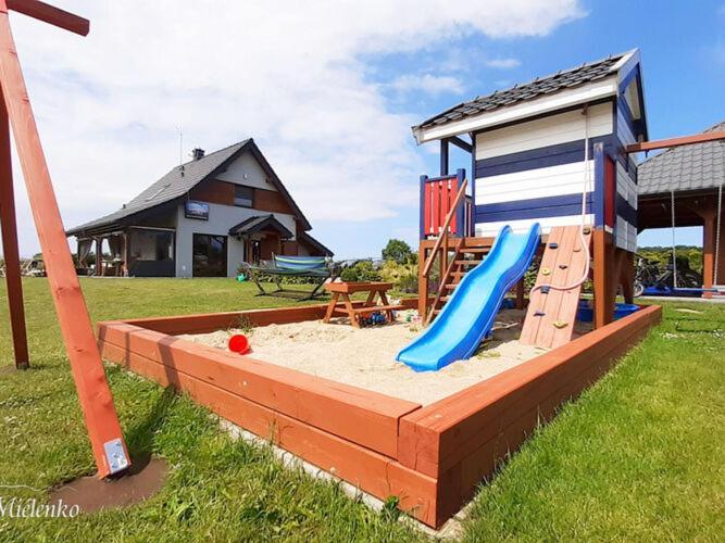 Holiday Home With A Terrace, Sauna, Jacuzzi Mielenko Esterno foto