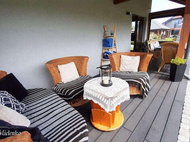 Holiday Home With A Terrace, Sauna, Jacuzzi Mielenko Esterno foto